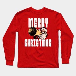 Merry Christmas Santa Design Long Sleeve T-Shirt